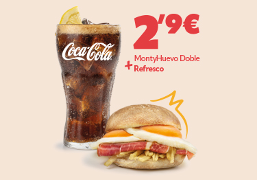 Montyhuevo Doble + Refresco