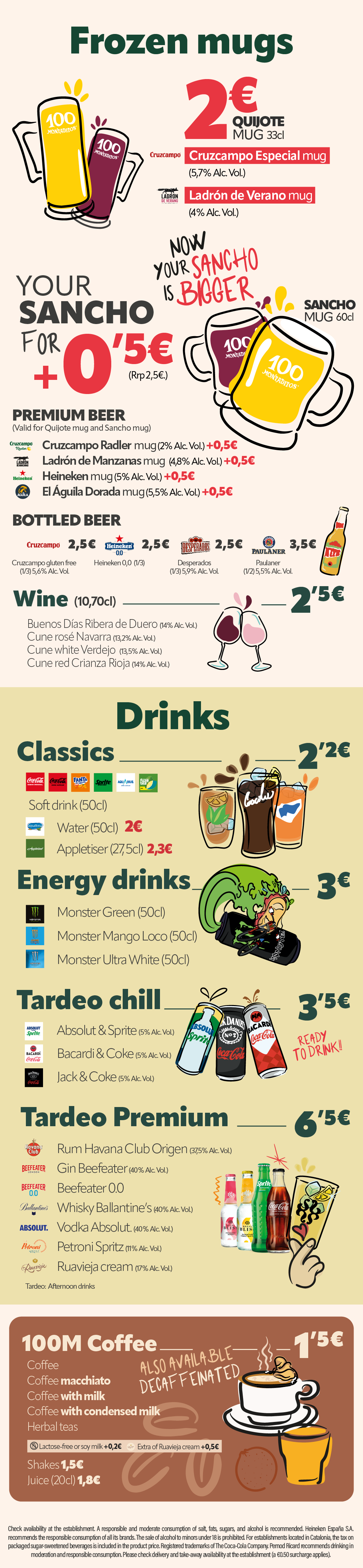 bebidas