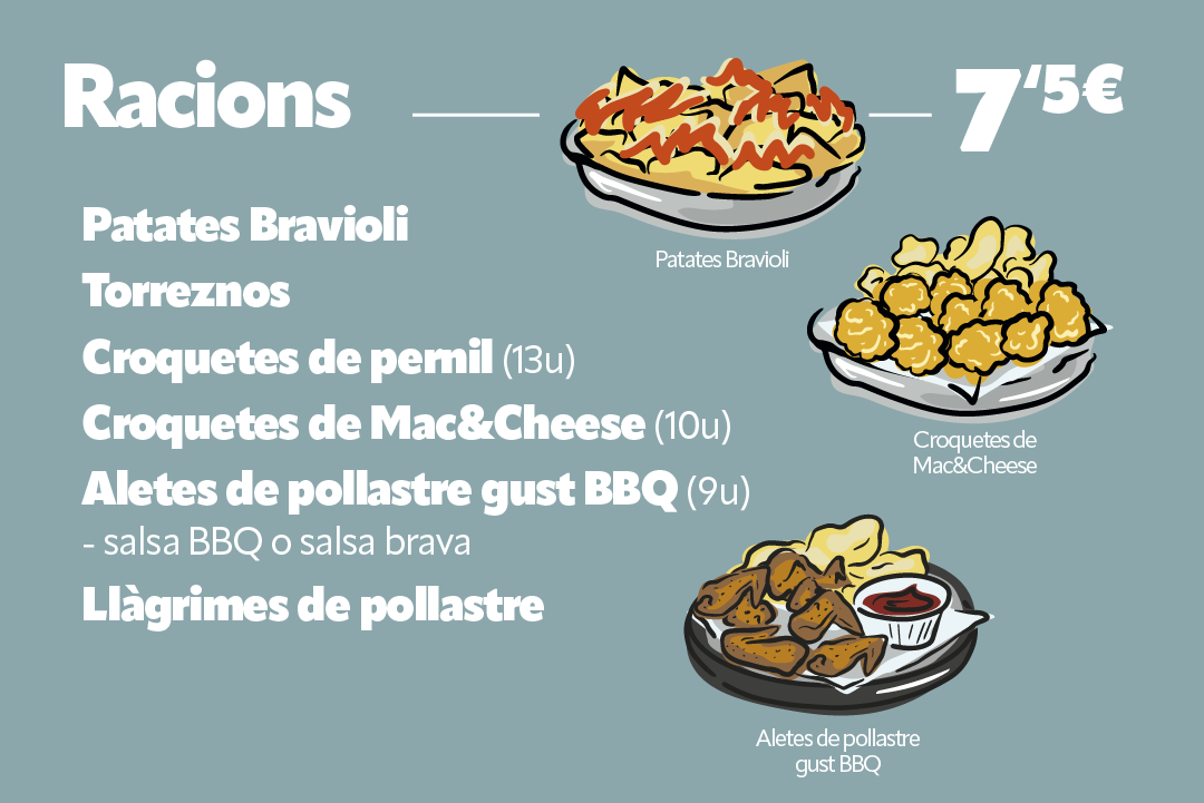 Platos y raciones