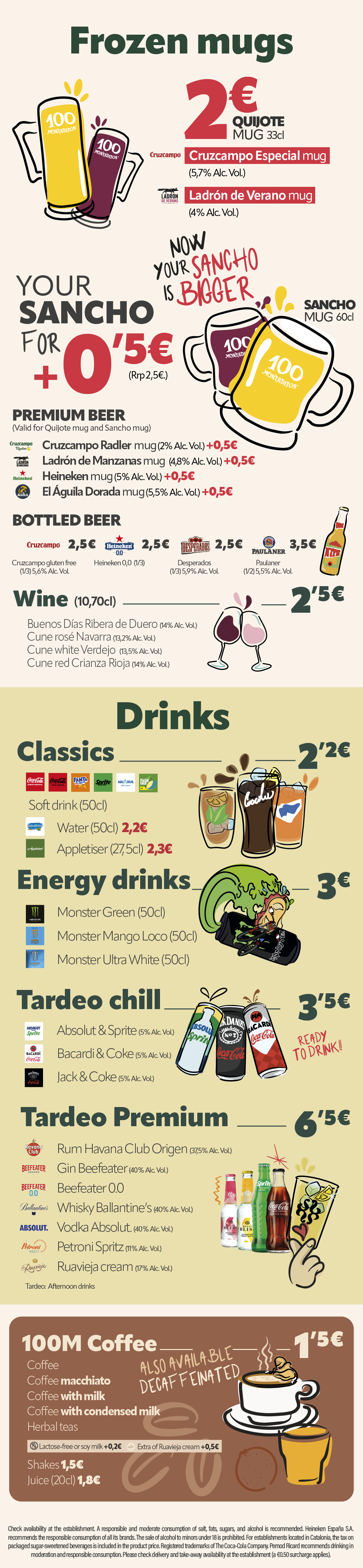 bebidas