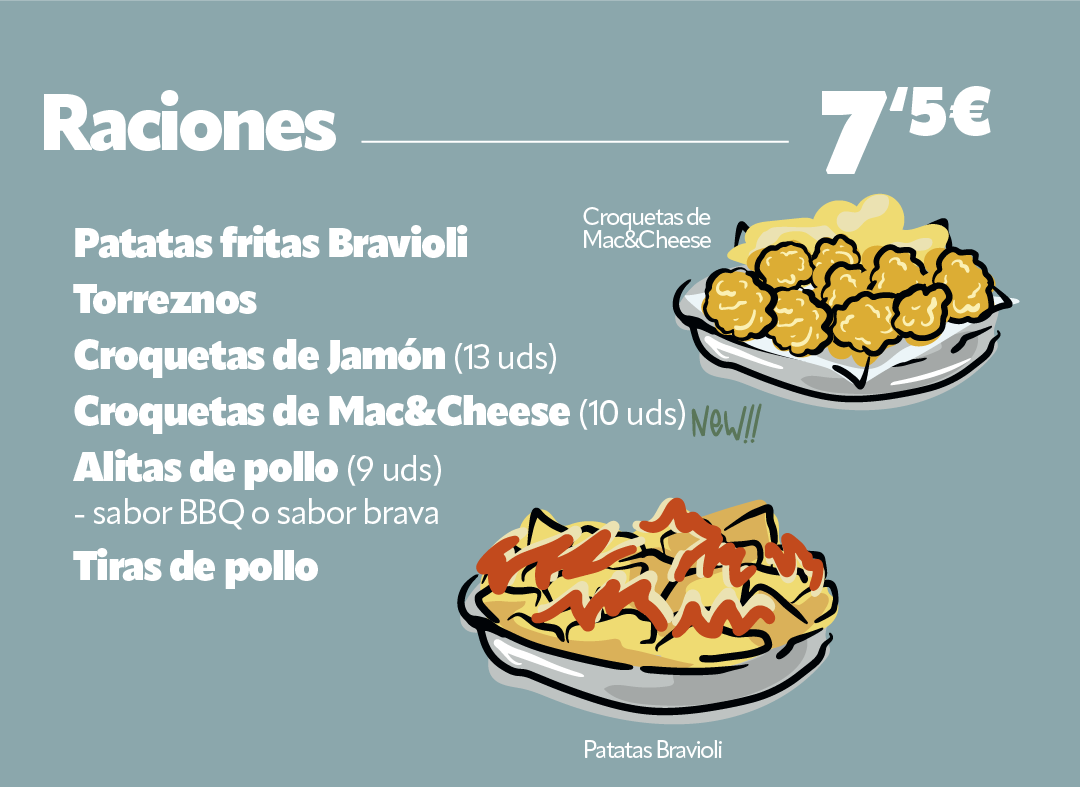 Platos y raciones